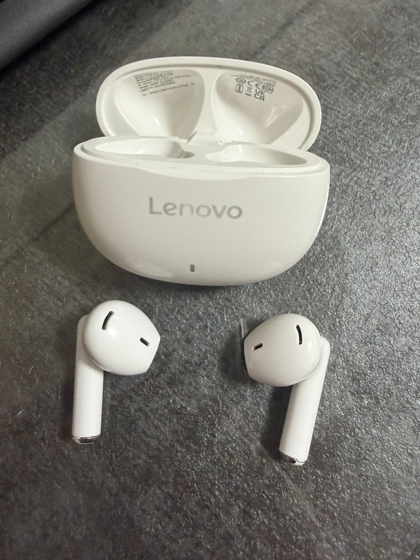 Lenovo E310 Wireless Earbuds Bluetooth Earphones White Used