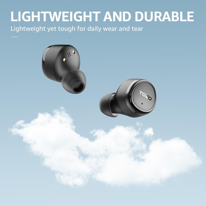 TOZO Agile Solo TWS Wireless Earbuds ENC in-Ear Headphones with IPX6 Waterproof gallery