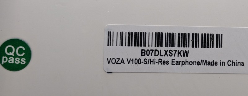 Voza V100-S Hi-Res Earphone Aluminum Wired In Ear w Microphone/Extra Bass NIB gallery
