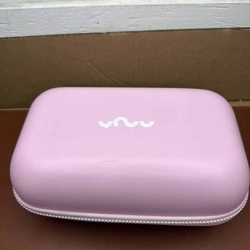 YOWU RGB Cat Ear Headphones Wireless Active Noise Reduction PINK CASE