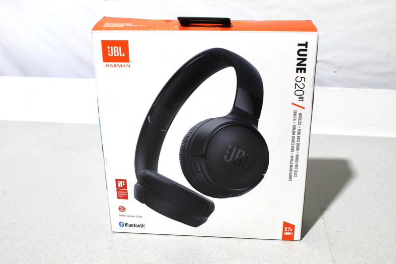 JBL Tune 500BT Bluetooth On-Ear Headphones – Black