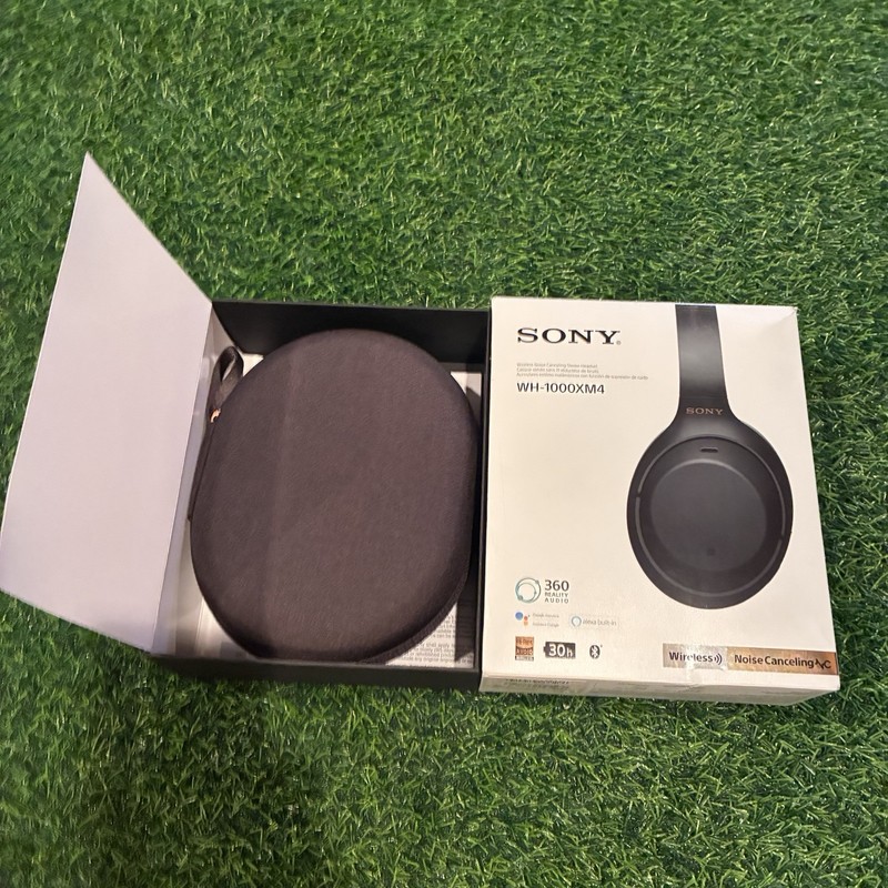 Sony WH-1000XM4 Over the Ear Wireless Headset - Black. Open, never used gallery