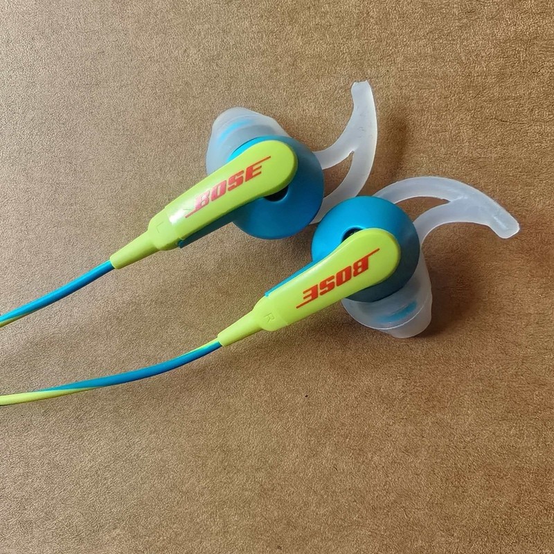 Bose SoundSport In-Ear Headsets Earphones 3.5mm Jack Wired Blue Color-Yellow gallery