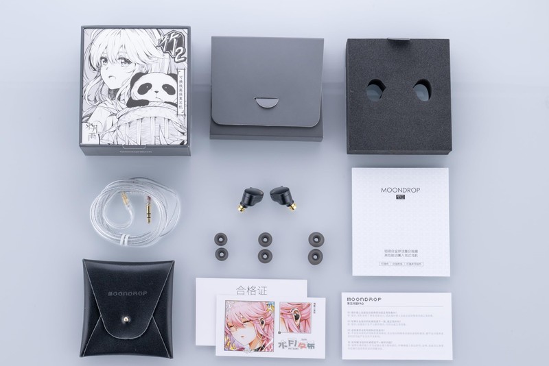 Moondrop CHU II High Performance Dynamic Driver IEMs one size, Black gallery