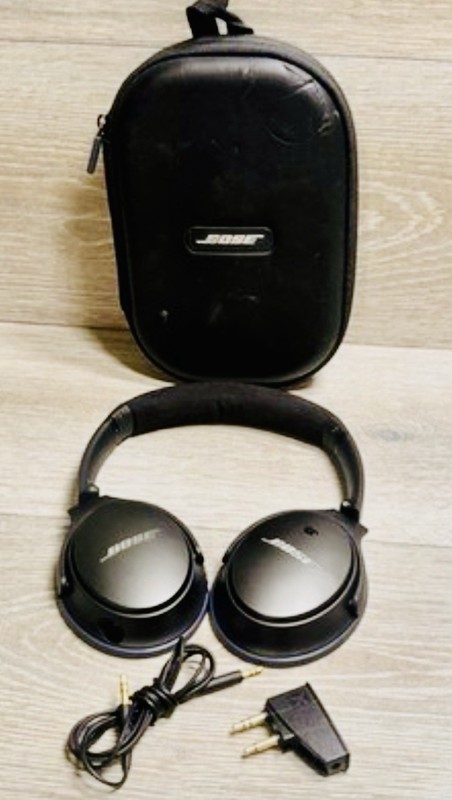 Bose QuietComfort QC25 Acoustic Noise Cancelling Headphones Case Adapter Tested