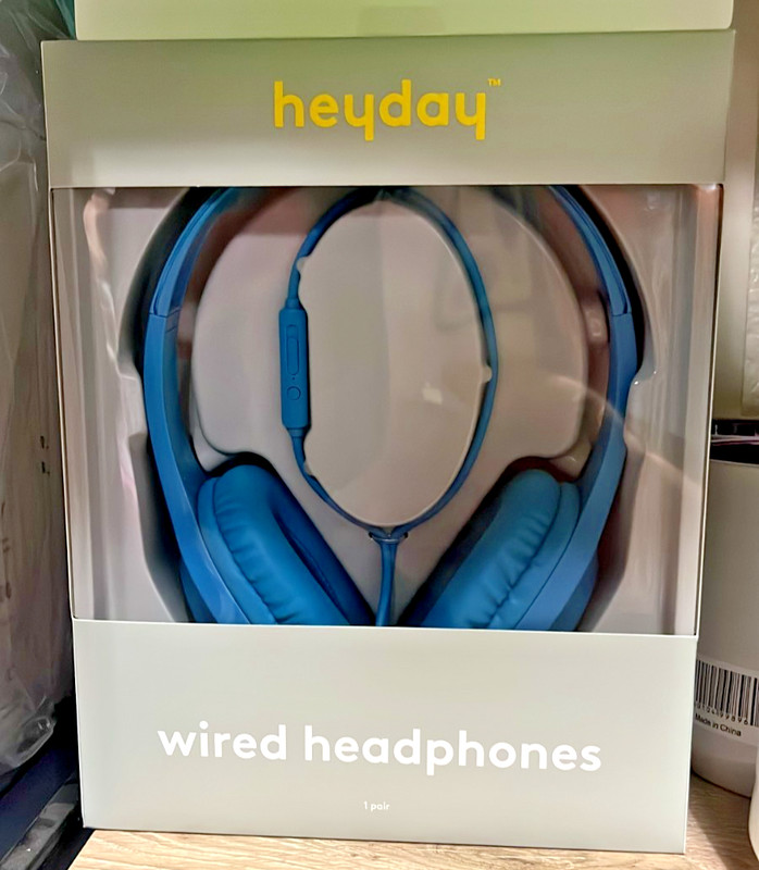 Heyday Wired On-Ear Headphones Blue Teal New in Box