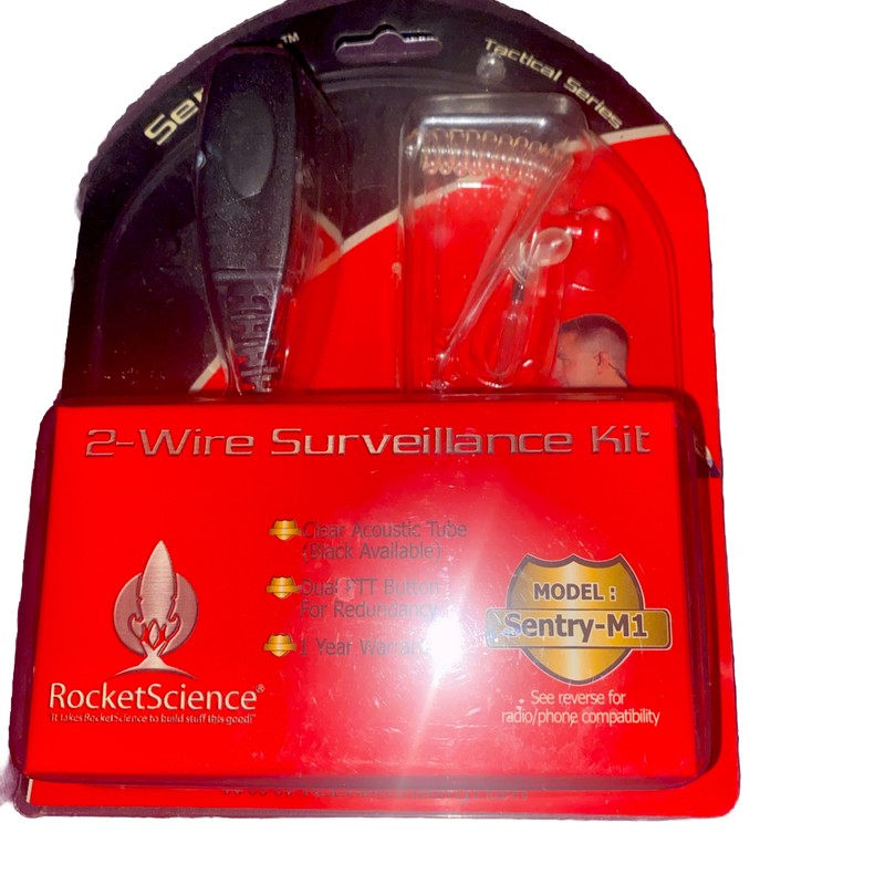 Sentry Tactical Series 2-Wire Surveillance Kit – Model Sentry M-1 – NIB