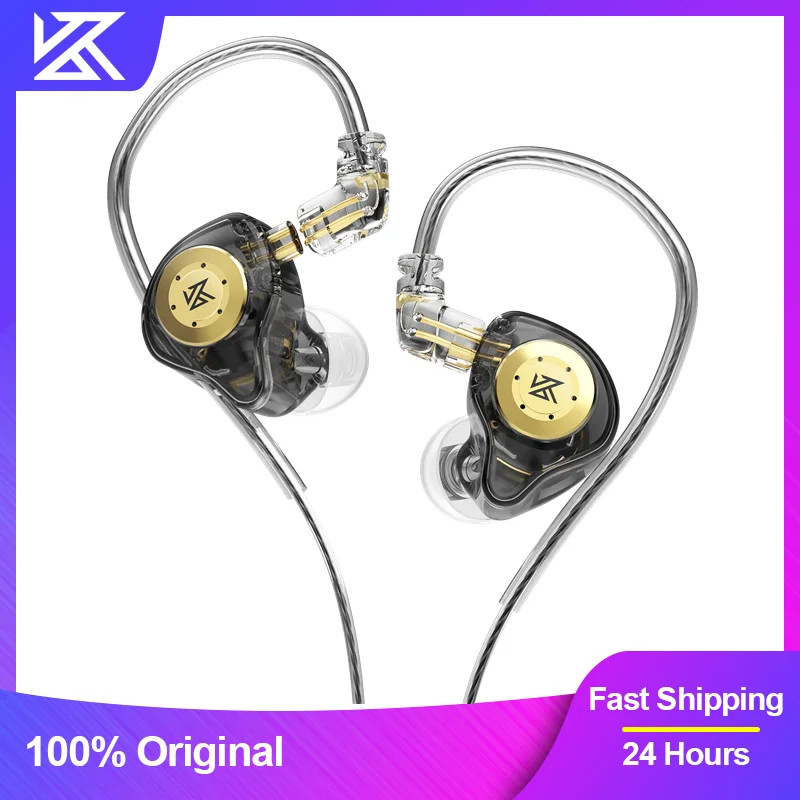 KZ EDX Pro Earphones Dynamic In Ear Monitor HiFi Wired Headphones Bass Stereo gallery