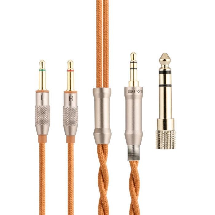 SIVGA SV021 Pro Beechwood Closed Back HiFi Headphones Wired 50mm OFC Cable gallery