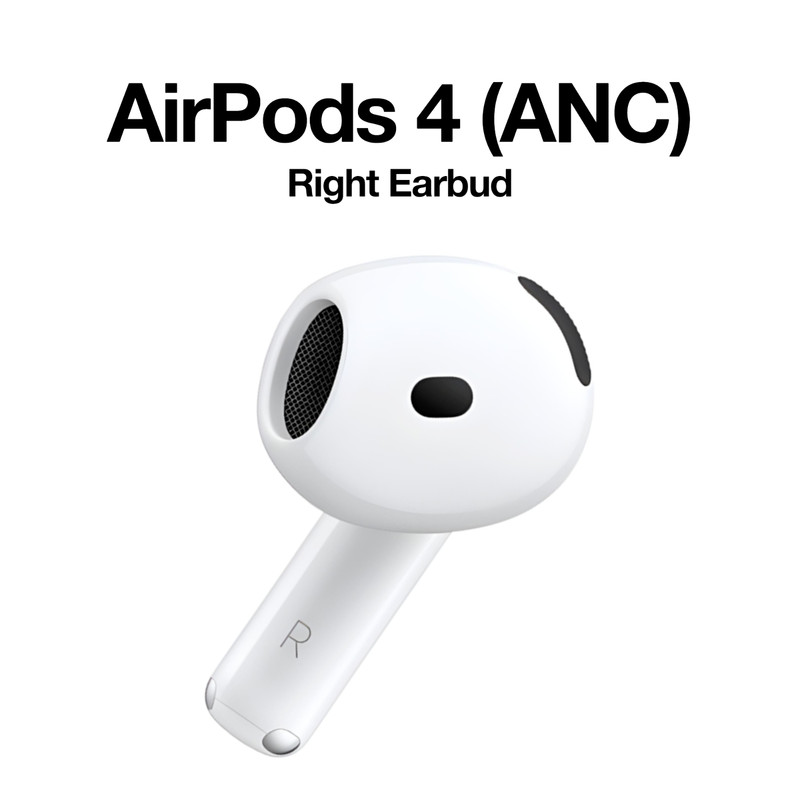 Original Apple AirPods 4 with Active Noise Cancellation (ANC) Right Side – A3055