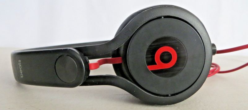 Beats by Dr. Dre Mixr On-Ear Wired Headphones 3.5mm Black/Red Controls TESTED gallery