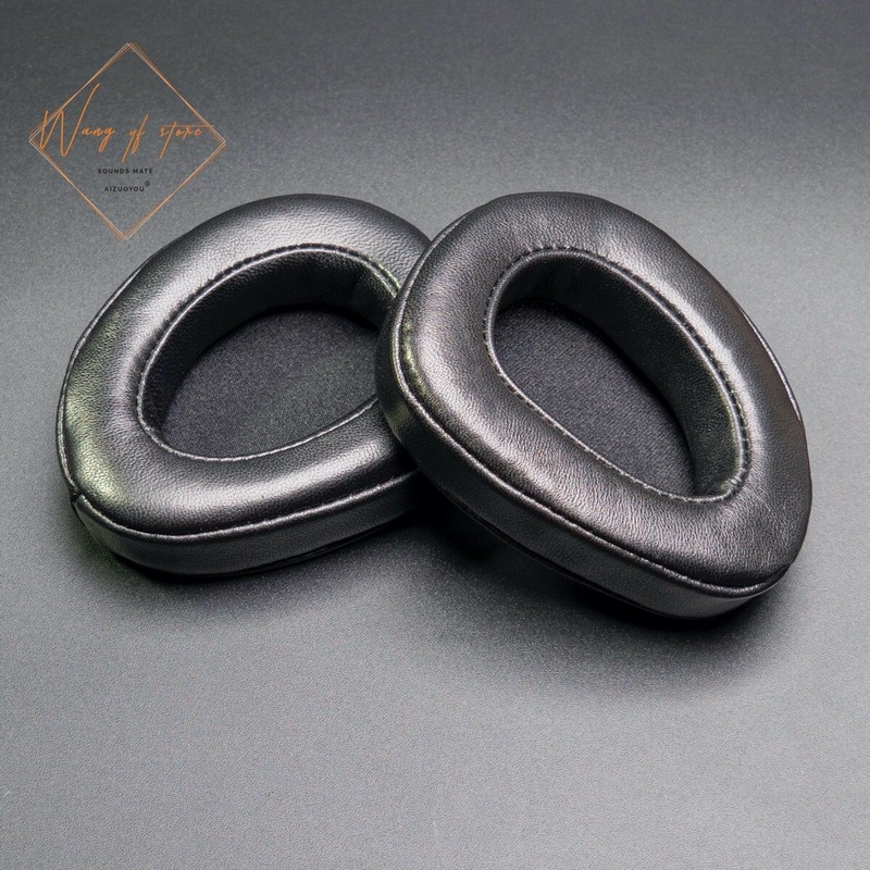 Sheepskin Real Leather Ear Pads Foam Cushion For Audeze Sine Planar Headphone