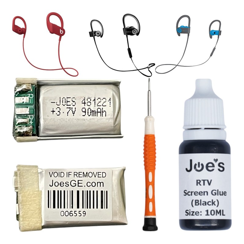 Beats By Dre PowerBeats 3 A1747 Wireless Battery Replacement Repair 90mAh Kit