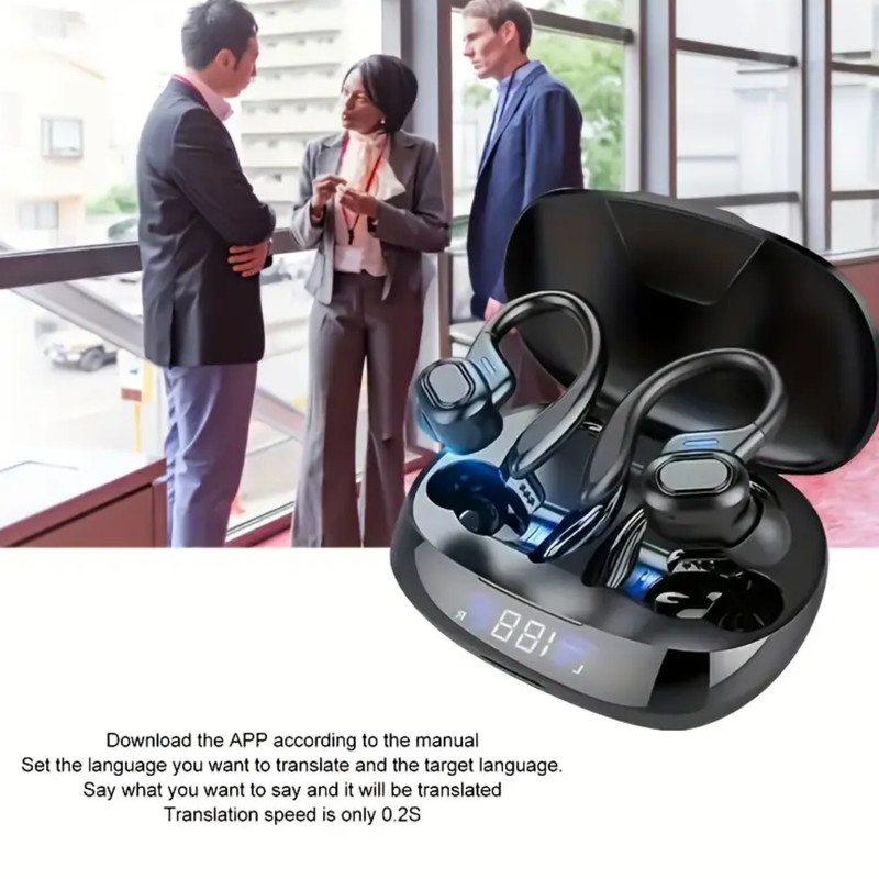 AI-Powered Translation Earbuds - 144 Languages Real-Time Global Communication gallery