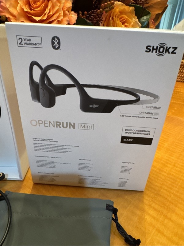 Shokz - OpenRun Mini Wireless Bone Conduction Headphones S803 - Black gallery