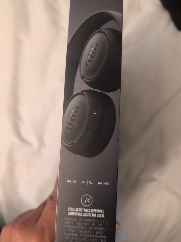 JBL Tune 510BT Bluetooth Wireless On-Ear Headphones Pure Bass 40 Hrs Black NIB gallery