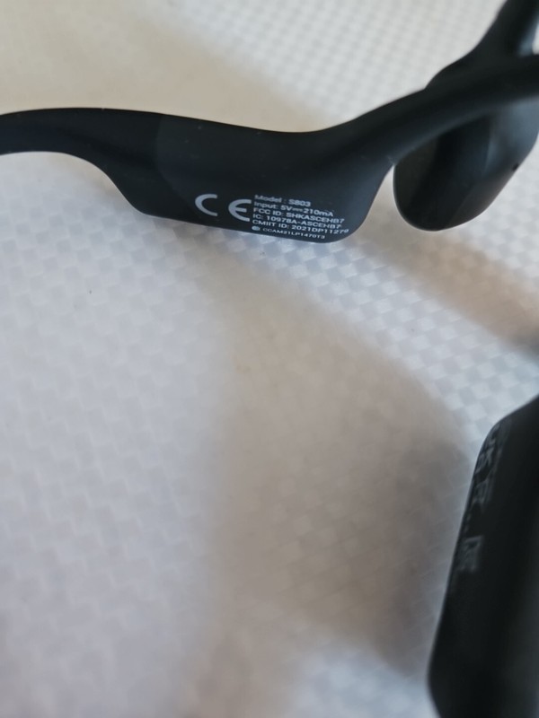 Shokz - OpenRun S803 Bone Conduction Open-Ear Endurance Headphones - Black gallery
