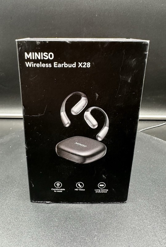 Miniso X28 Wireless Bluetooth Earbuds With Charging Case NEW