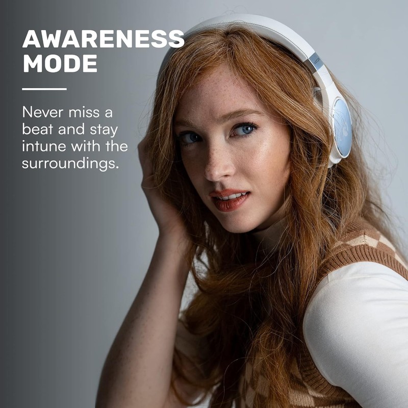 Raycon The Everyday Wireless Bluetooth Over Ear Headphones, with Active Noise C gallery