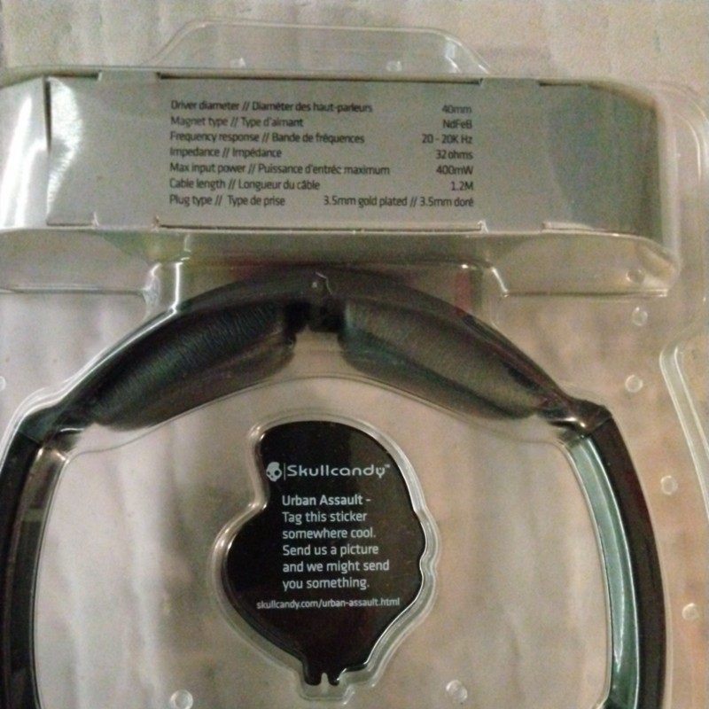 Skullcandy Lowrider On Ear 40mm Headphones NEW SEALED Rasta Edition RARE OOP gallery