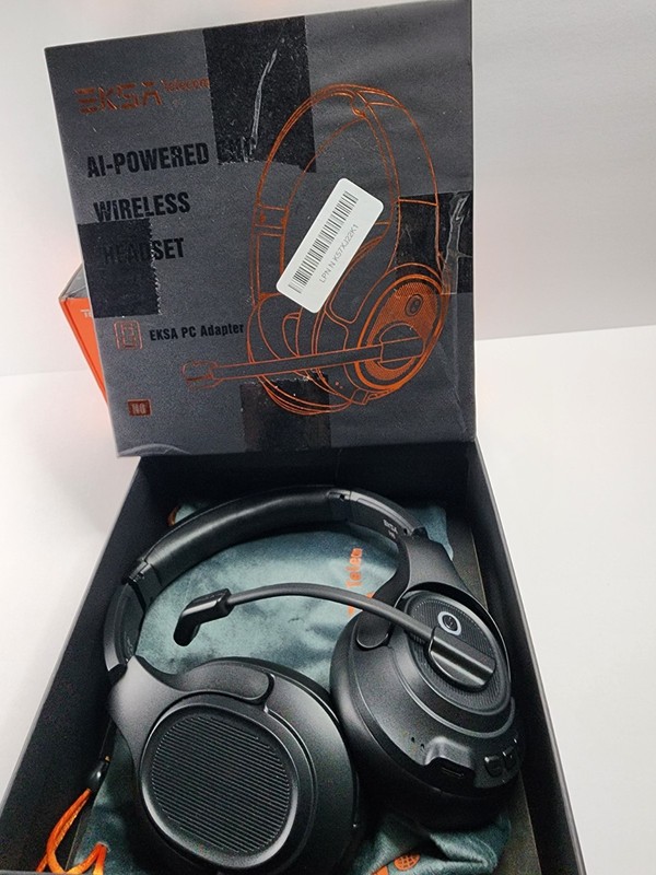 EKSA Telecom H6 Wireless Headset AI Noise Cancelling Bluetooth 5.0 Office Call