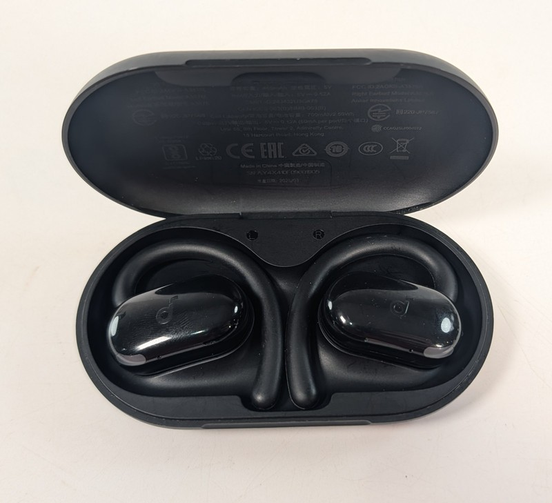 Soundcore V20i Open-Ear Headphones with Adjustable Ear Hooks, Black – Pre-Owned