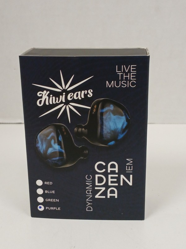 Kiwi Ears Cadenza In-Ear Monitors Earbuds, Purple