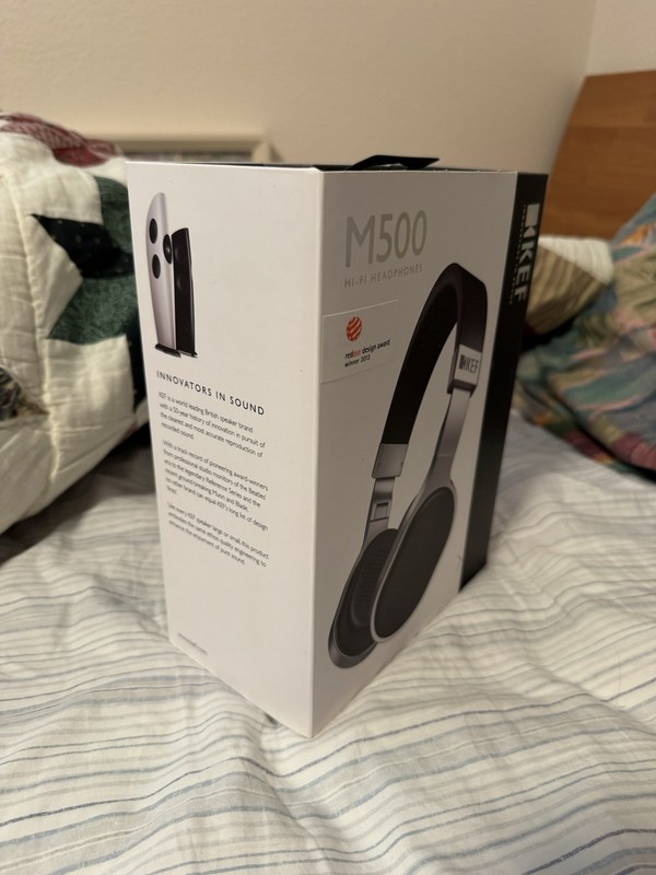 KEF M500 On-Ear Headphones Black/Silver gallery