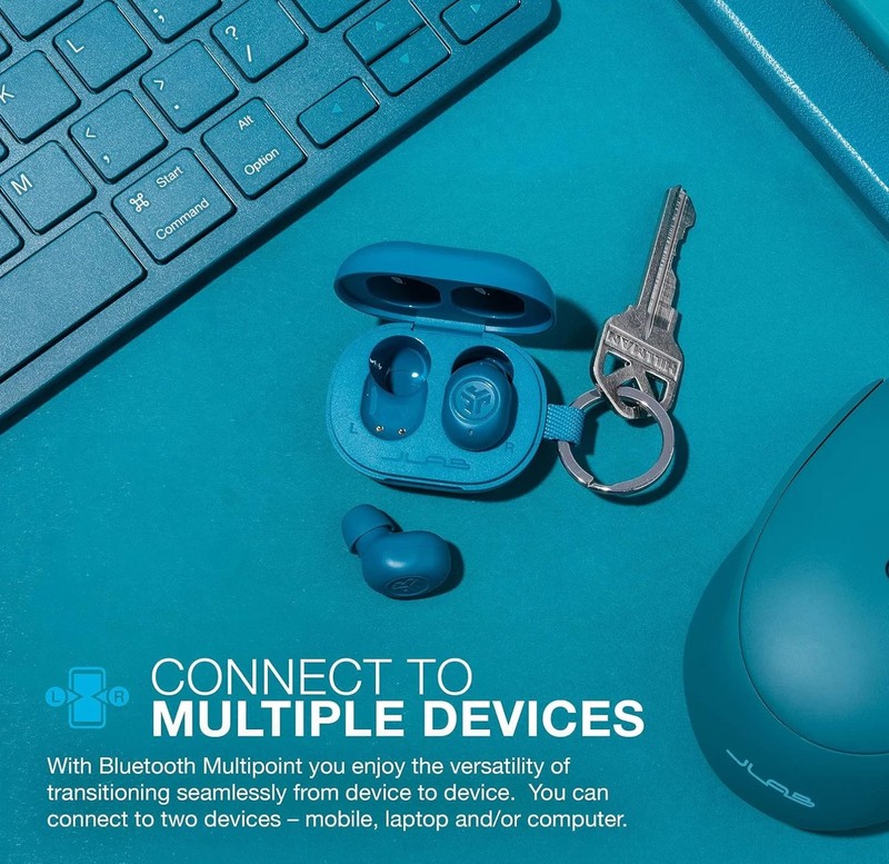 JBuds Mini True Wireless Bluetooth Earbuds + Charging Case, Crystal Clear Calls gallery