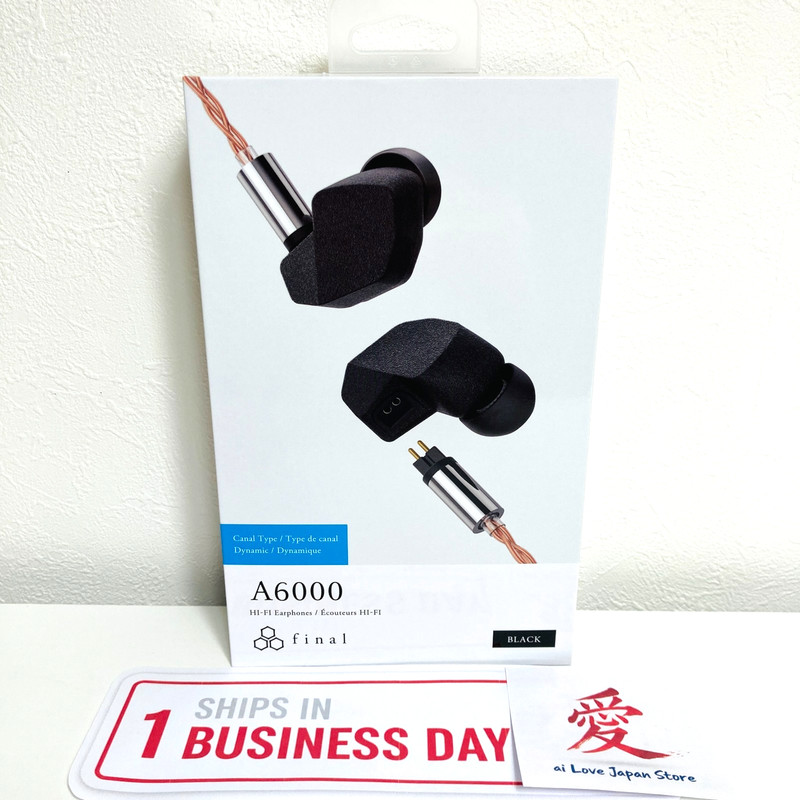 Final Audio A6000 High-Precision In-Ear Earphones Earbuds IEM Headphones BLK NEW gallery