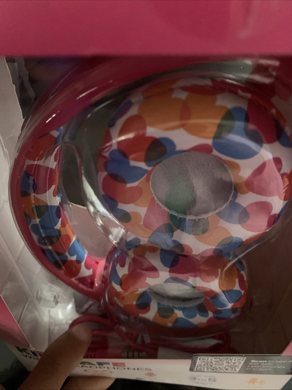 Kid Safe Pink Wired Headphones for Girls Ages 3-5 Volume Limiter BRAND NEW gallery