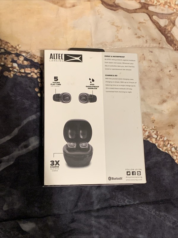 Audio/ Speakers ALTEC LANSING Truly Wireless Earphones 20hr IPx5 3xCharge gallery