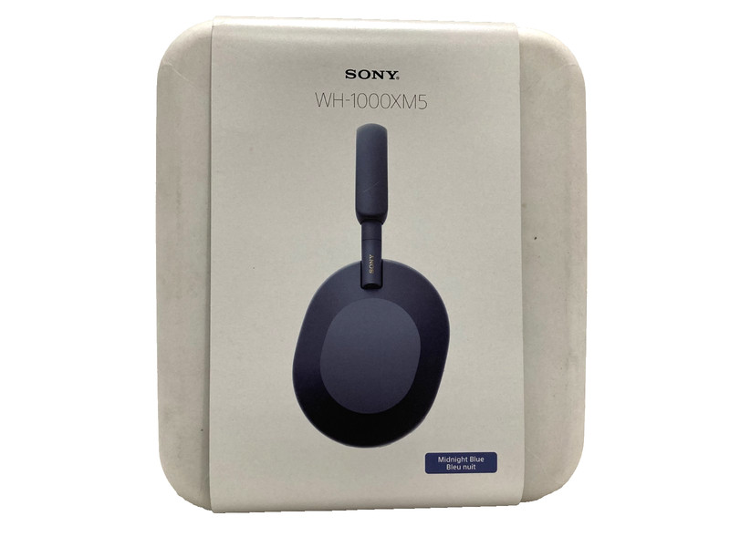 Sony Wireless Noise Canceling Headphones, Bluetooth Over-Ear with Mic, Blue
