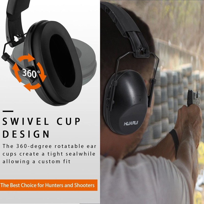 Certified Hearing Protection Earmuffs - Adult & Child Noise Cancelling Design gallery