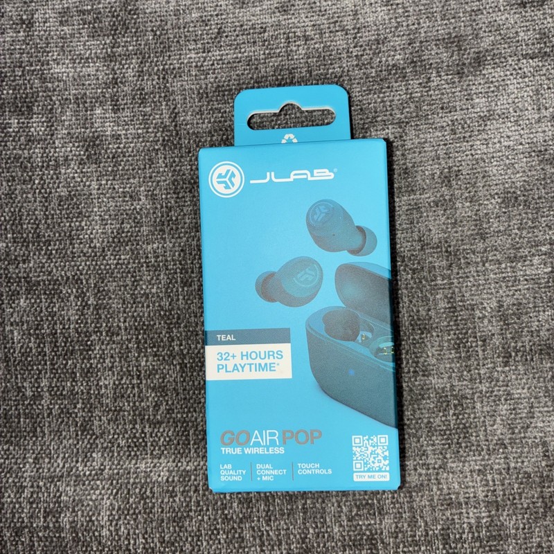 JLab 🎶 GO Air POP 🎶 True Wireless In-Ear Headphones – Teal (67)