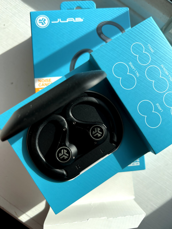JLab Epic Air Sport ANC 2nd Gen True Wireless Bluetooth Earbuds, Headphones