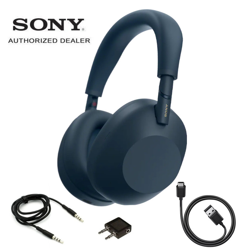Genuine Sony WH-1000XM6 Wireless Noise Canceling Headphones - Midnight Blue