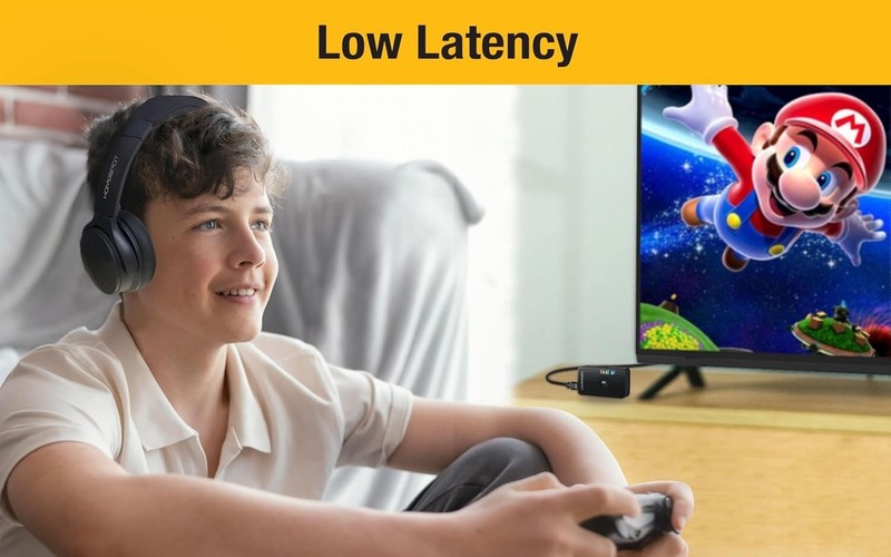 aptX Low Latency Over-Ear Headphones for Lag-Free TV Watching Experience gallery