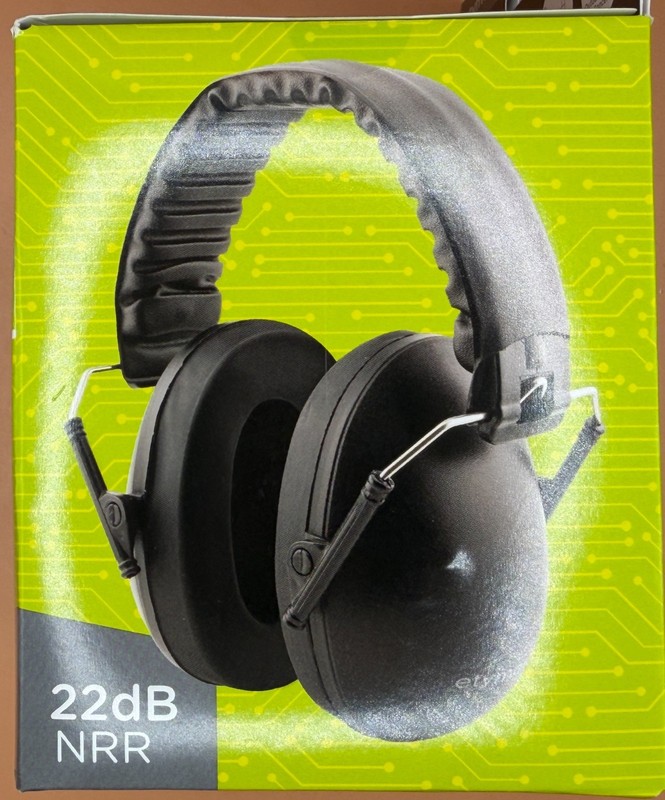 Etymotic HearMuffs ADULT PASSIVE HEARING PROTECTION BLACK