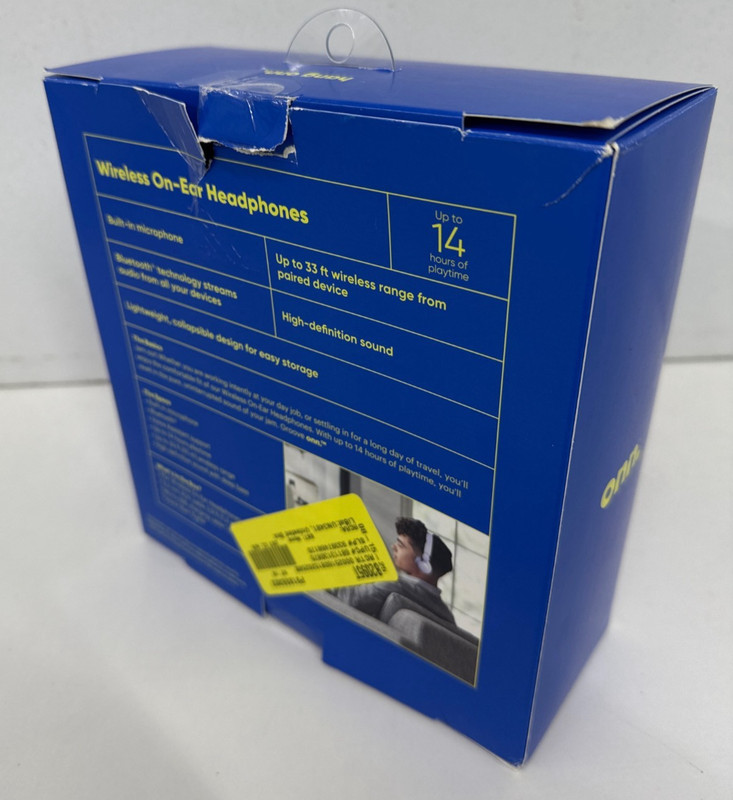 onn Wireless On-Ear Headphones , White (New - Box Damaged) gallery