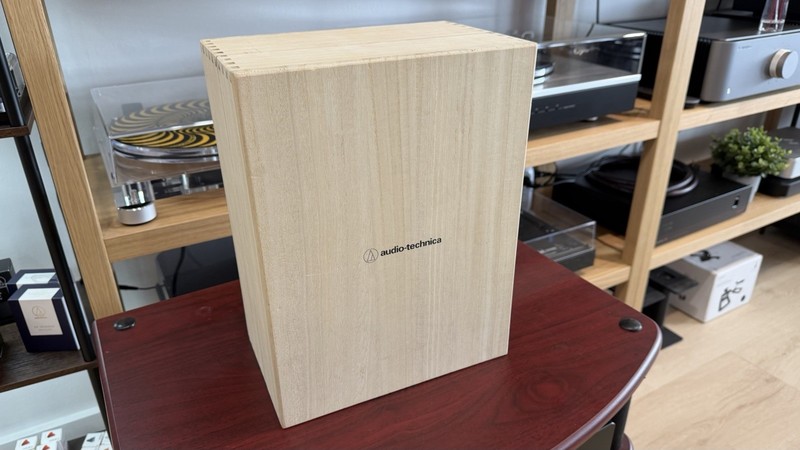 Audio-Technica ATH-AWKT Over-Ear Headphones with Kokutan (Striped Ebony) gallery