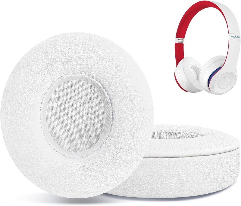 Replacement Ear Pads for Solo 2 / Solo 3 On-Ear Headphones – Memory Foam Cushion