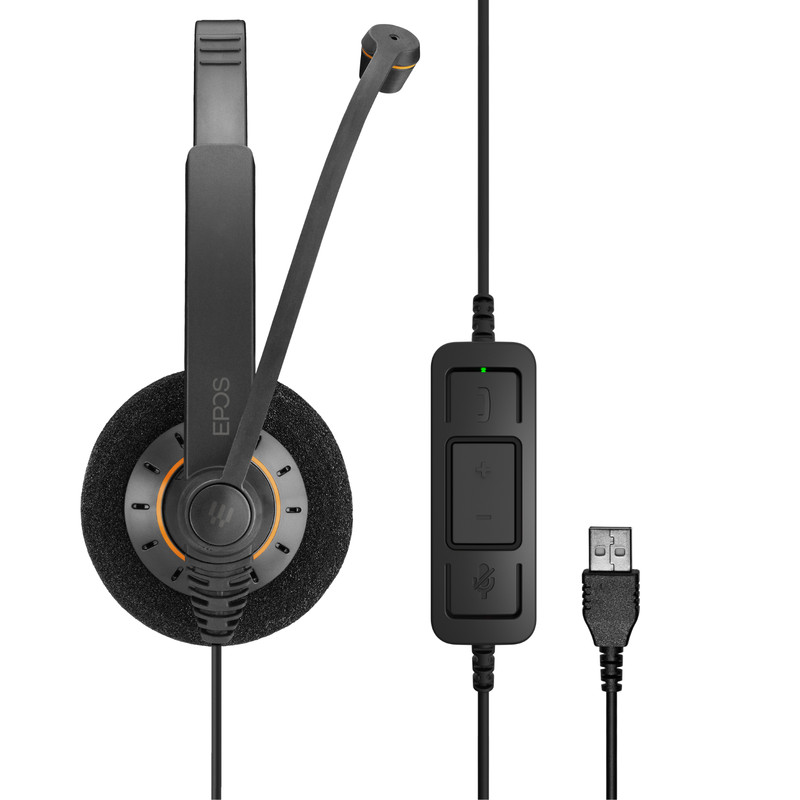 EPOS Sennheiser Impact SC 60 USB ML Stereo Binaural Headset 1000551 MS Teams NEW gallery