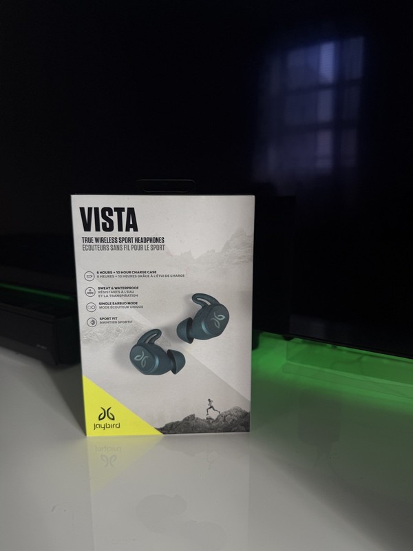 Jaybird Vista 1 Gen In-Ear True Wireless Sport Running Headphones Earbuds Blue