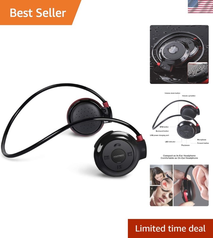 Ergonomic Behind-the-Head Wireless Headphones – HiFi Sound for Active Lifestyles
