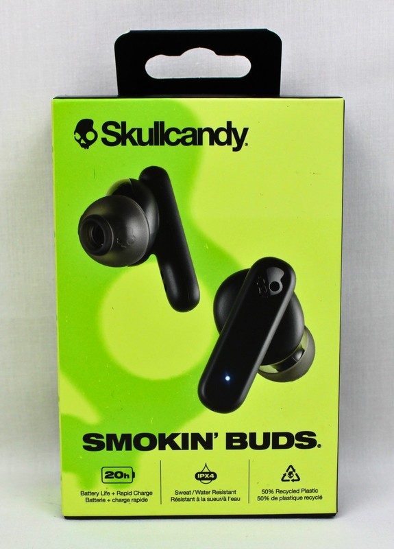 Skullcandy Smokin Buds True Wireless Earbuds Bluetooth 20hr Battery New