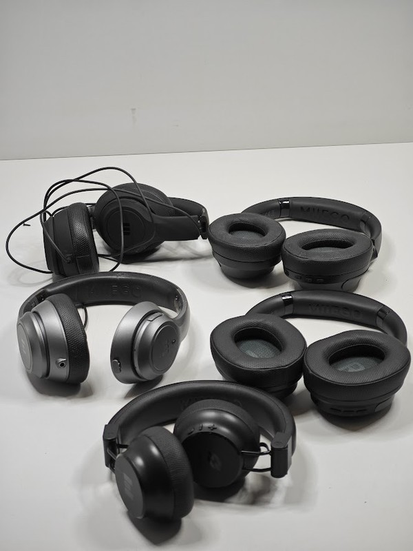 Lot of 5 Untested MIIEGO Headphones - Various Colors & Models gallery