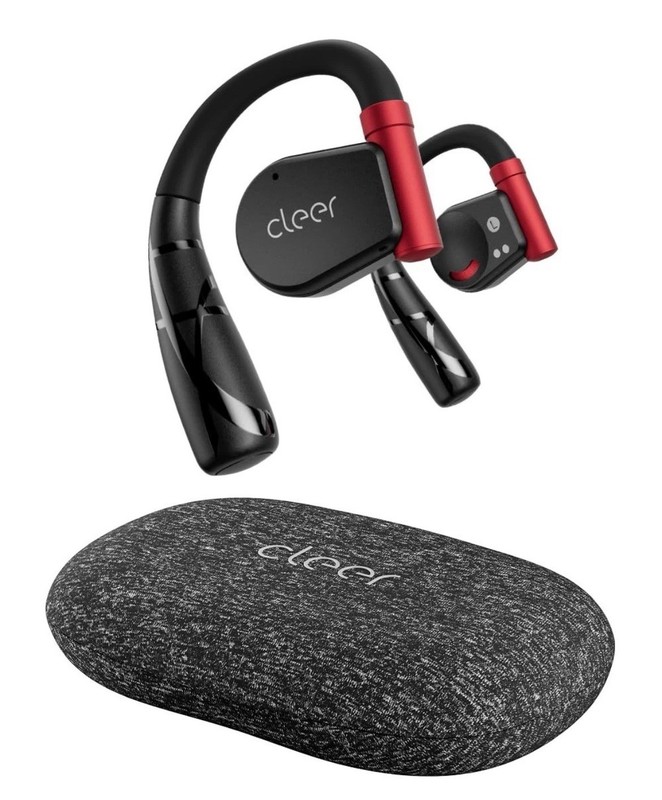 Cleer Arc II Sport Earbuds- Black Smart Open Ear Wireless Headphones