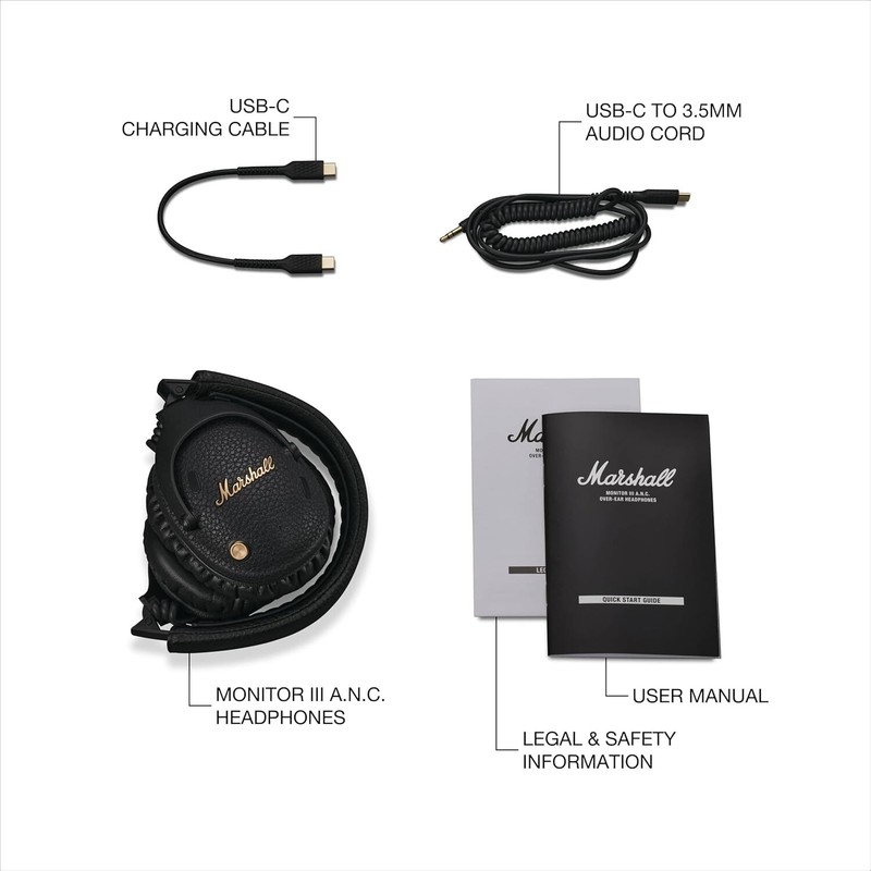 Marshall Monitor III Noise Canceling Over-Ear Bluetooth Headphones gallery