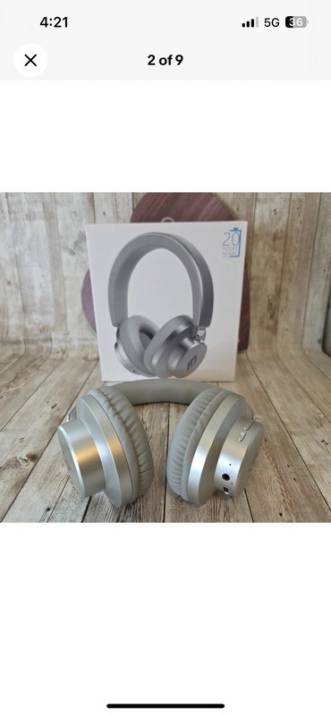 Ralph Lauren Unisex Wireless Headphones Gray/Silver gallery